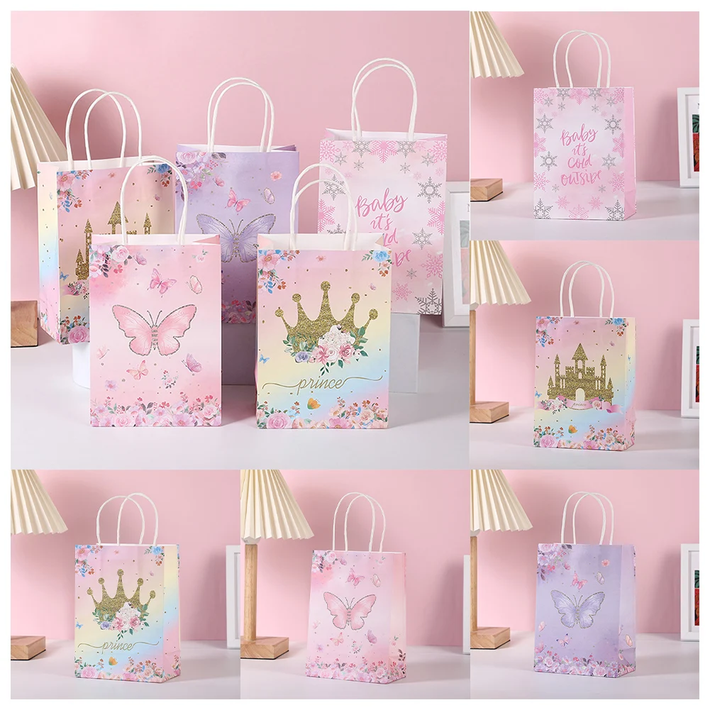 New Handbag Gift Wrapping Supplies Candy Bag High Quality Dessert Bag Creative Shopping Bag Gift Bag Paper Butterfly Printed
New Handbag Gift Wrapping Supplies Candy Bag High Quality Dessert Bag Creative Shopping Bag Gift Bag Paper Butterfly Printed