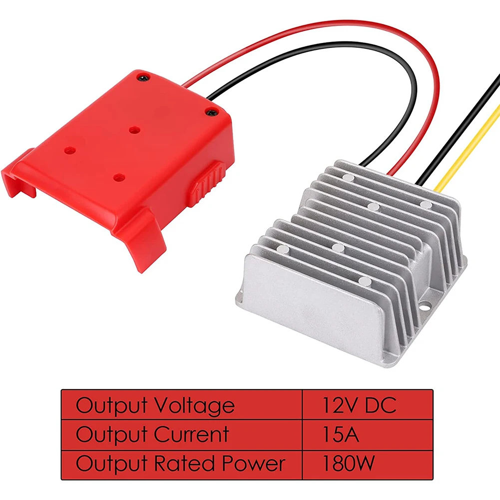 Car Truck Voltage Converter For Slider Lithium Batteries Power 180W Inverter Step Down 18V To 12V Battery Dock
Car Truck Voltage Converter For Slider Lithium Batteries Power 180W Inverter Step Down 18V To 12V Battery Dock