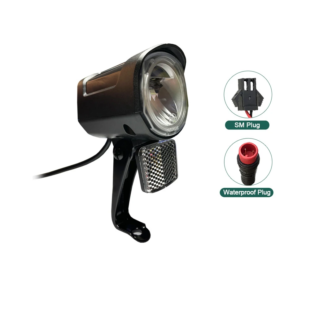Electric Bike Headlight Ebike LED Front Light E-Bike SM/Waterproof Lamp 12V~72V Universal Spotlight Ebike Accessories Parts
Electric Bike Headlight Ebike LED Front Light E-Bike SM/Waterproof Lamp 12V~72V Universal Spotlight Ebike Accessories Parts
