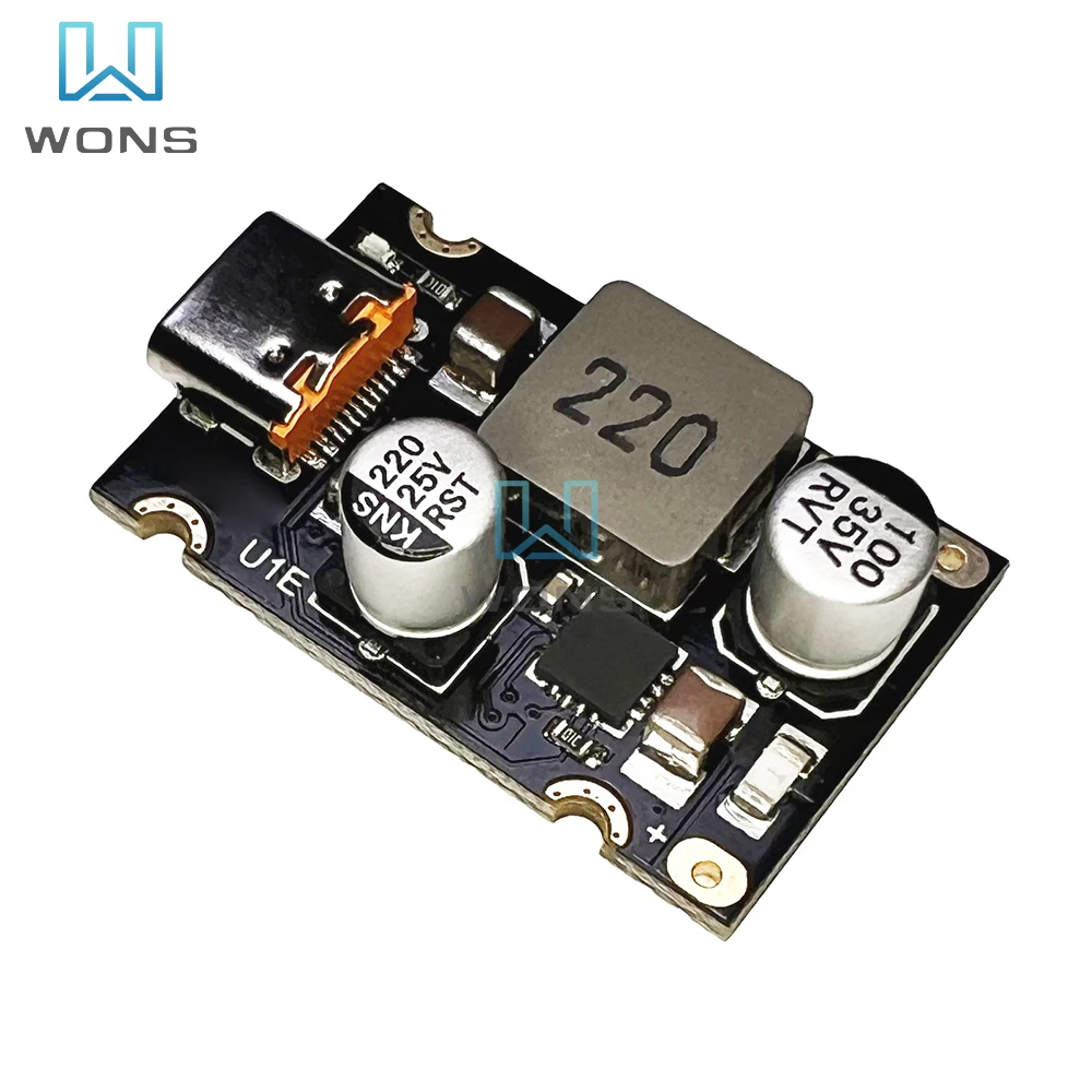 

PD65W Fast Charging Module Type-C Interface Apple PD3.1 PPS Fast Charging QC3.0 Huawei SCP Integrated Circuit Charging Module