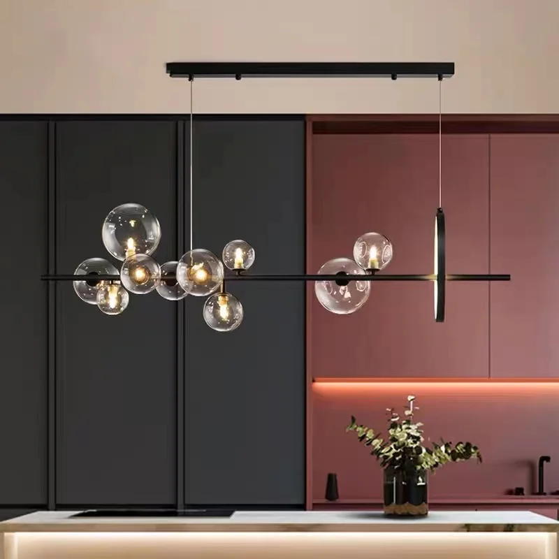 Deco Long Restaurant Hanging Lamp Creactive Pendant Light Modern Nordic LED Chandelier for Dining Room Coffee Shop Office Bar
Deco Long Restaurant Hanging Lamp Creactive Pendant Light Modern Nordic LED Chandelier for Dining Room Coffee Shop Office Bar