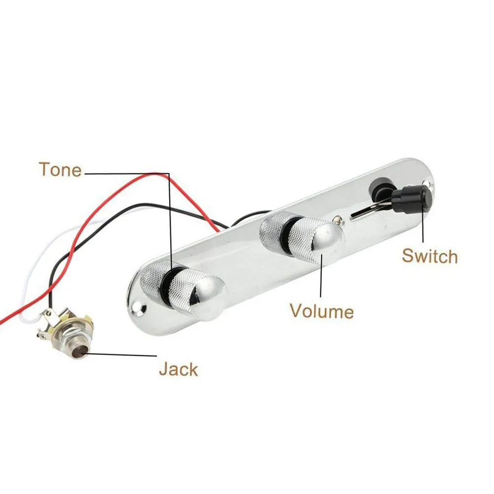 Wonderful Prewired 3 Way Switch Control Plate For Tele Telecaster Guitar Metallor Tele Best Cheap High Quality
Wonderful Prewired 3 Way Switch Control Plate For Tele Telecaster Guitar Metallor Tele Best Cheap High Quality