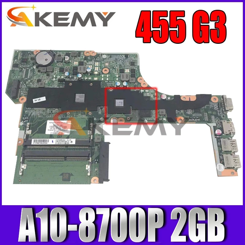 Материнская плата для ноутбука Akemy 828433-001 828433-601 DAX73AMB6E1 с процессором A10-8700P 2 ГБ для ноутбука HP ProBook 455 G3
Материнская плата для ноутбука Akemy 828433-001 828433-601 DAX73AMB6E1 с процессором A10-8700P 2 ГБ для ноутбука HP ProBook 455 G3