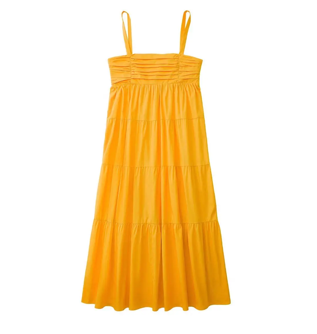 Clothland Chic Orange Strap Vestido Spaghetti Strap Elastic Bust High Waist One Piece Summer Sleelveless Maxi Vestidos WA68
Clothland Chic Orange Strap Vestido Spaghetti Strap Elastic Bust High Waist One Piece Summer Sleelveless Maxi Vestidos WA68