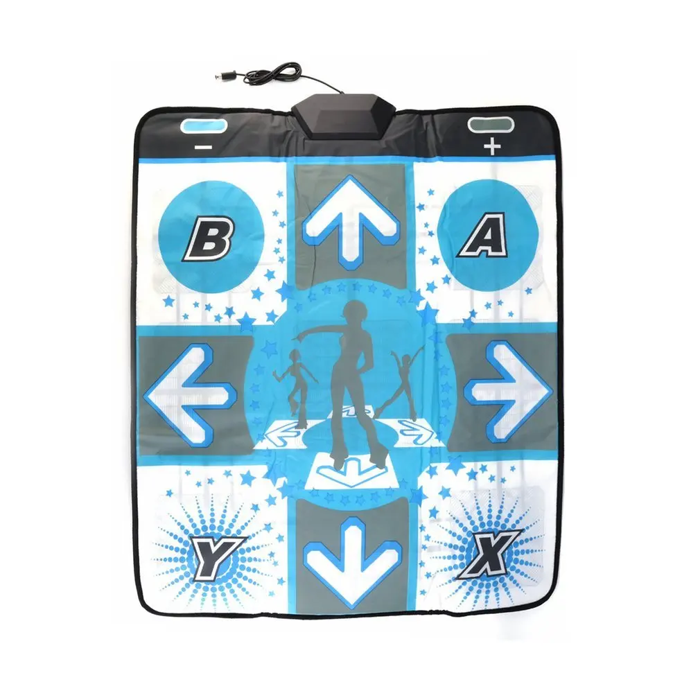 

USB PC Non Slip Dancing Pad DDR Design Dance Revolution Foot Print Moves Step Arcade Game Fitness Bodybuilding Mat