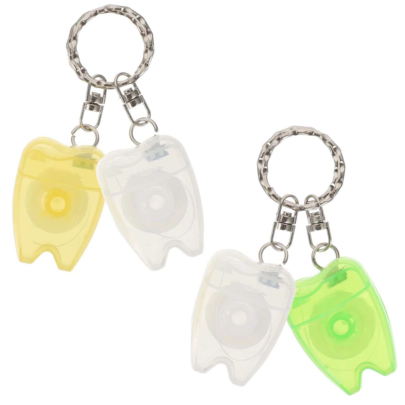 4pcs 15M Dental Floss Keychain Key Ring Portable Teeth Cleaning Oral Care Tooth Cleaner for Travel Interdental Cleaners Thread
4pcs 15M Dental Floss Keychain Key Ring Portable Teeth Cleaning Oral Care Tooth Cleaner for Travel Interdental Cleaners Thread