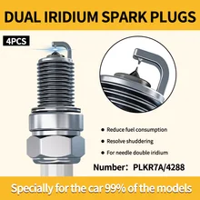 COEO Genuine New Upgraded Target Pin Dual Iridium Spark Plugs PLKR7A/4288 PLKR7B For Mercedes-Benz S350 C280 E230 E280 2.5L/3.0L