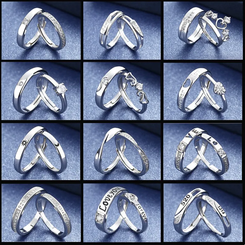 Independent Creativity 925 Sterling Silver Exquisite Crown Fashion Eternal Love Couple Opening Adjustable Ring Charm Jewelry
Independent Creativity 925 Sterling Silver Exquisite Crown Fashion Eternal Love Couple Opening Adjustable Ring Charm Jewelry