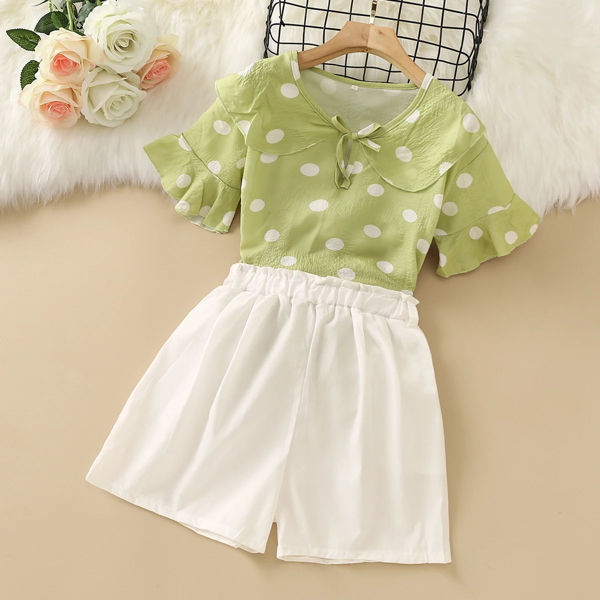 Summer Shorts Suit for Girls Clothing Sets Kids Clothes Dot Shirt & Shorts Baby Children Costumes Girl Outfit 4 6 8 10 12 Years
Summer Shorts Suit for Girls Clothing Sets Kids Clothes Dot Shirt & Shorts Baby Children Costumes Girl Outfit 4 6 8 10 12 Years