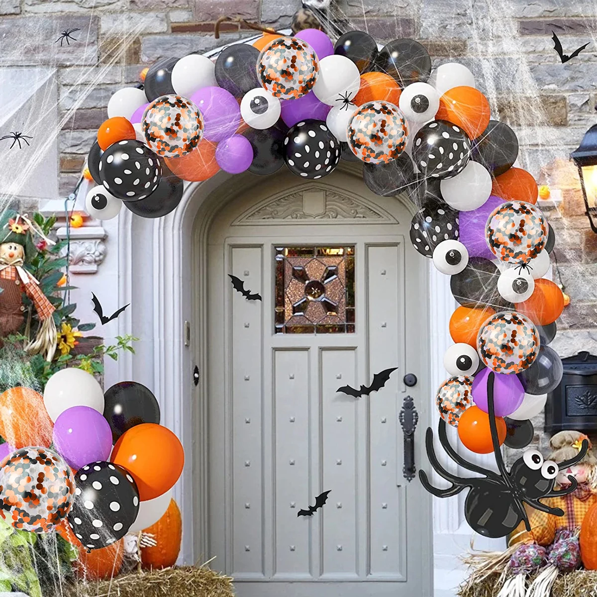 Halloween Garland Arch Kit Baloons Decoration Cartoon Spider Bat Orange Purple Latex Balloon Bat Sticker Home Decor
Halloween Garland Arch Kit Baloons Decoration Cartoon Spider Bat Orange Purple Latex Balloon Bat Sticker Home Decor