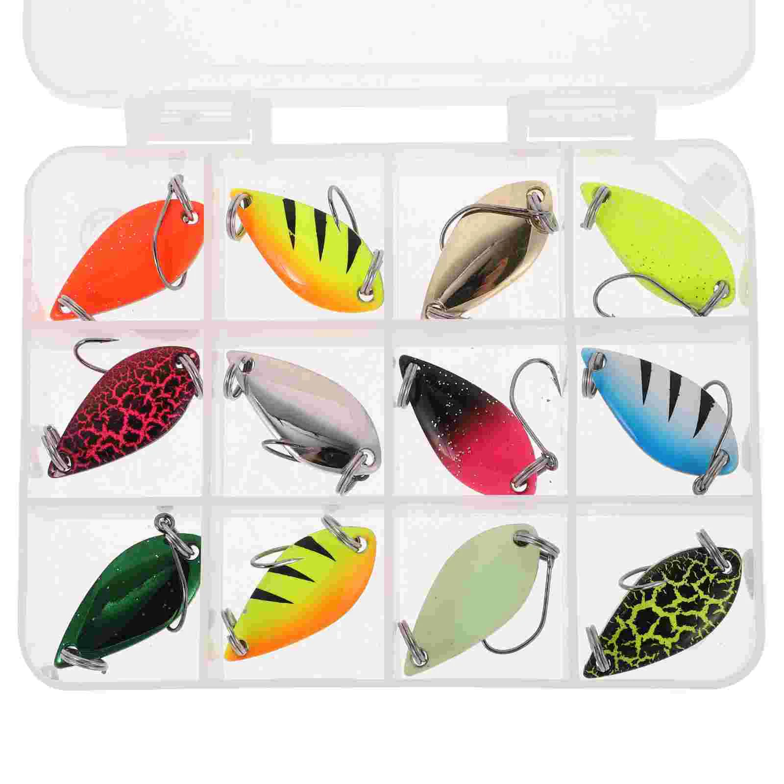 Spoons Lure Baits Fake Ice Bait Professional Portable Artificial Lures Accessory Angling Simulation Equipment Imitation Colored
Spoons Lure Baits Fake Ice Bait Professional Portable Artificial Lures Accessory Angling Simulation Equipment Imitation Colored