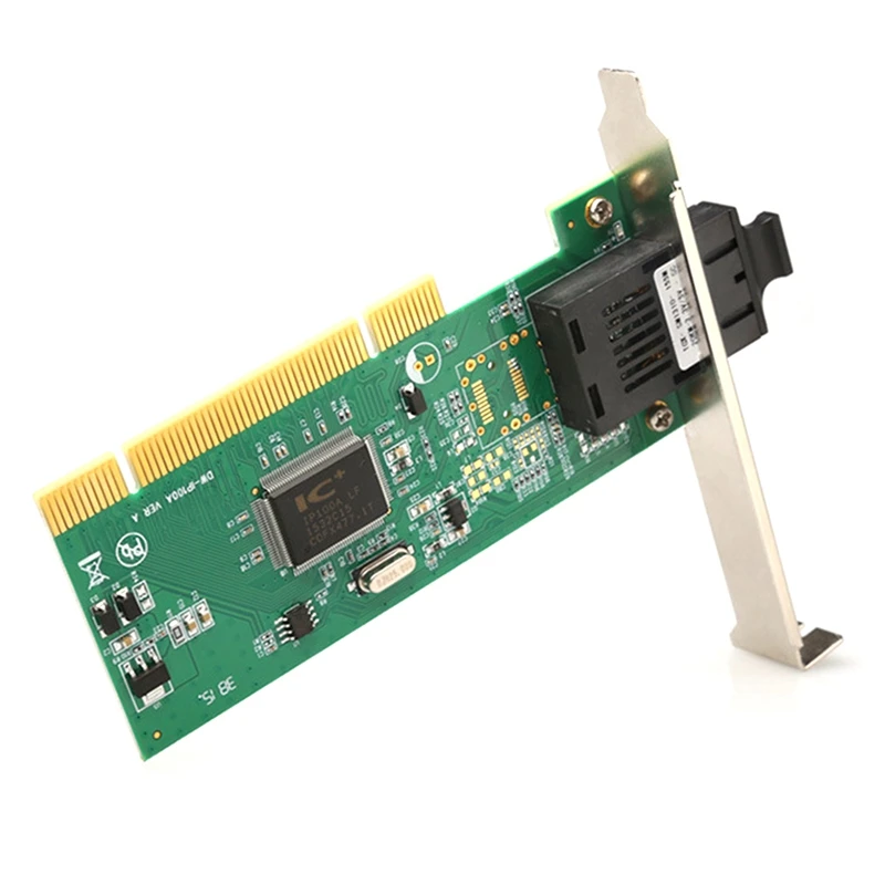 IP100A 100Mbps PCI Fiber Optic Network Card Desktop Network Card High Quality PCB Network Card
IP100A 100Mbps PCI Fiber Optic Network Card Desktop Network Card High Quality PCB Network Card