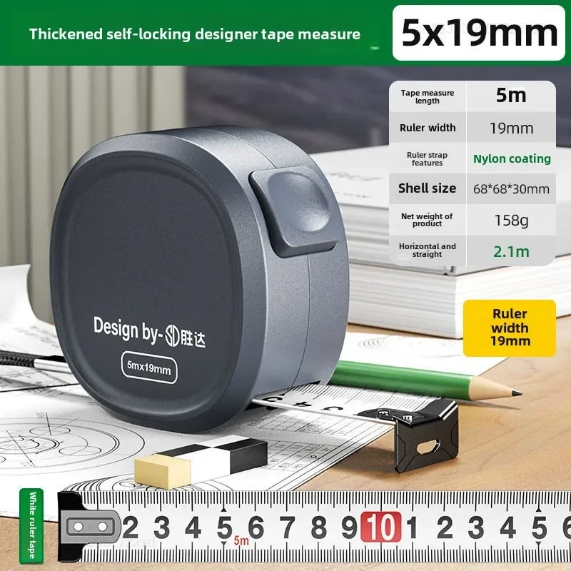 Рулетка Xiaomi, устойчивая к падениям, износостойкая, утолщенная рулетка, 5 м, 10 м, стальная рулетка, высокоточный инструмент для измерения дальности 
Рулетка Xiaomi, устойчивая к падениям, износостойкая, утолщенная рулетка, 5 м, 10 м, стальная рулетка, высокоточный инструмент для измерения дальности
