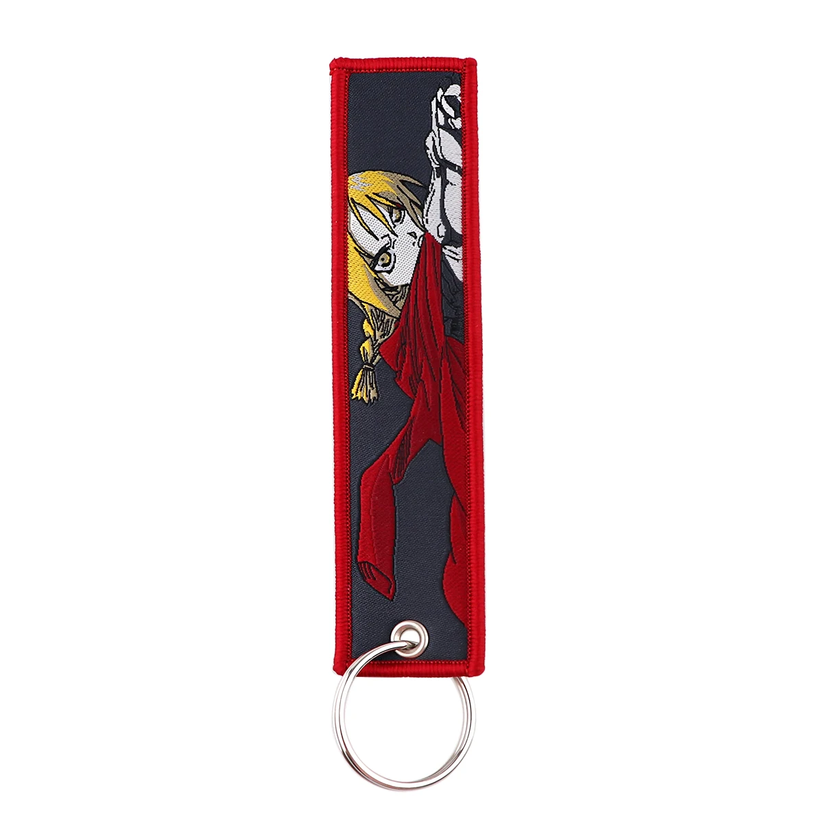 K4008 Fullmetal Alchemist Anime Key Tag Keyrings for Men Gifts and Cars Keychains Embroidery Keyrings Fashion Chaveiro
K4008 Fullmetal Alchemist Anime Key Tag Keyrings for Men Gifts and Cars Keychains Embroidery Keyrings Fashion Chaveiro