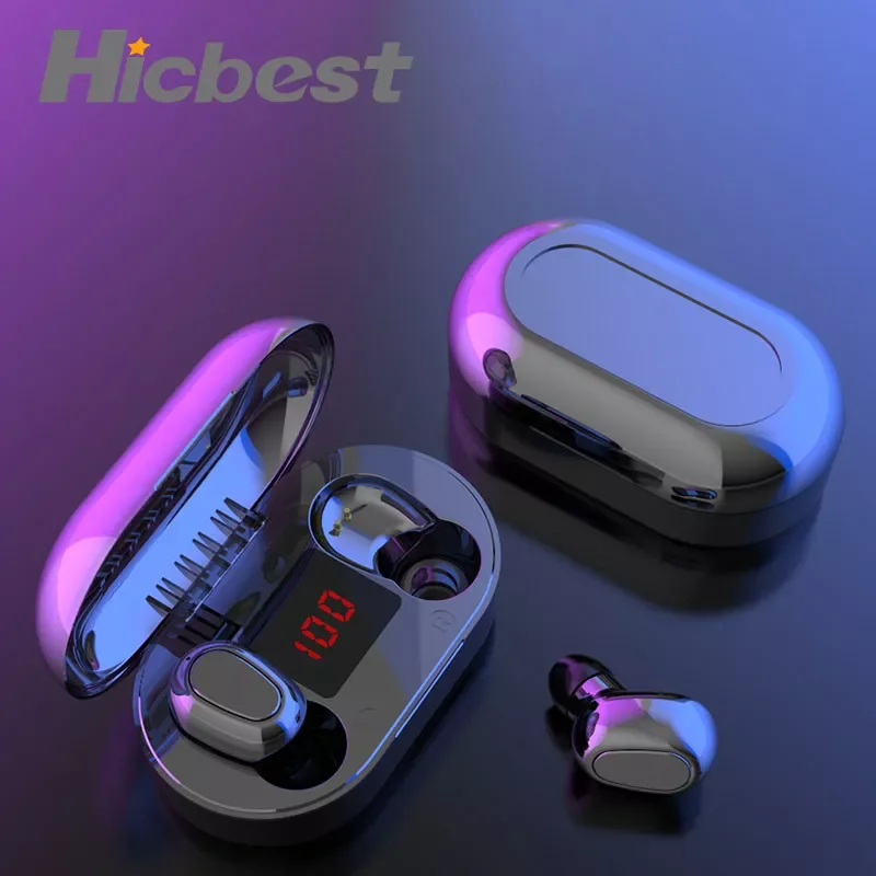 Mini TWS Wireless Earphones Sport HIFI Headphones Noise Cancelling Earbuds Cordless Headset Water Proof Headphone
Mini TWS Wireless Earphones Sport HIFI Headphones Noise Cancelling Earbuds Cordless Headset Water Proof Headphone