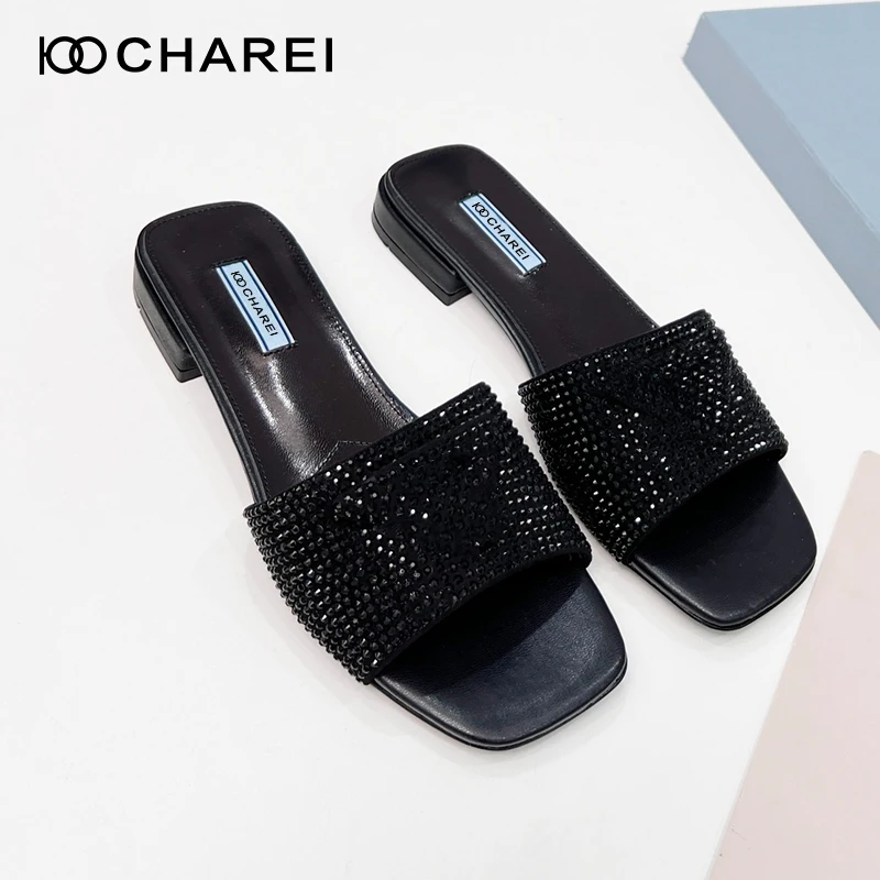 French 100 CHAREI Women Wear Slipper Beach Diamond Flip-flops Fashion Beach Shoes Home Ladies Summer Cool Home Fashion Sanda
French 100 CHAREI Women Wear Slipper Beach Diamond Flip-flops Fashion Beach Shoes Home Ladies Summer Cool Home Fashion Sanda