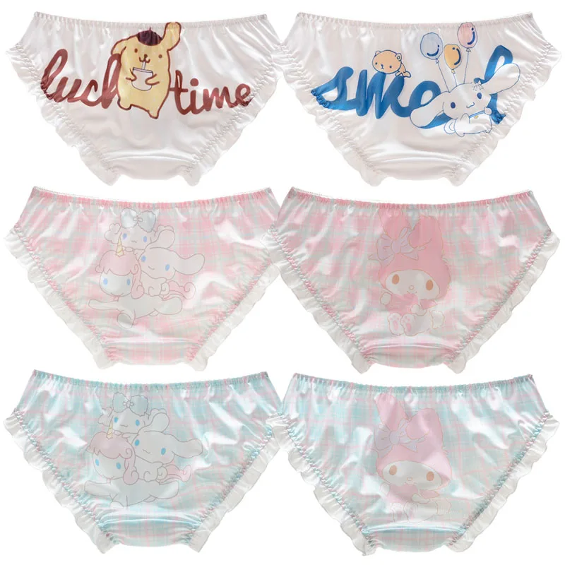 Sanrioed Anime Kawaii Cinnamoroll Purin Dog My Melody Panties Sweet Cute Style Cartoon Girl Breathable Comfortable Underpants
Sanrioed Anime Kawaii Cinnamoroll Purin Dog My Melody Panties Sweet Cute Style Cartoon Girl Breathable Comfortable Underpants