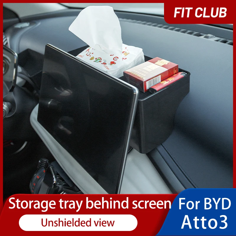Car Dashboard Storage Box Act3 ABS Navigation Screen Back Organizer Tray Glasses Holder For BYD Atto3 2022 Interior Accessories
Car Dashboard Storage Box Act3 ABS Navigation Screen Back Organizer Tray Glasses Holder For BYD Atto3 2022 Interior Accessories