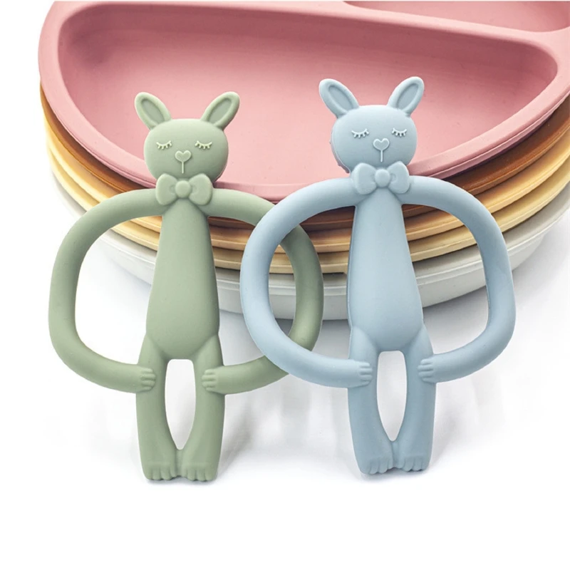 Cartoon Rabbit Baby Teether BPA Free Silicone Beads Newborn Teething Nursing Toy Teeth Pain Relief Molar Soother Shower Gifts
Cartoon Rabbit Baby Teether BPA Free Silicone Beads Newborn Teething Nursing Toy Teeth Pain Relief Molar Soother Shower Gifts