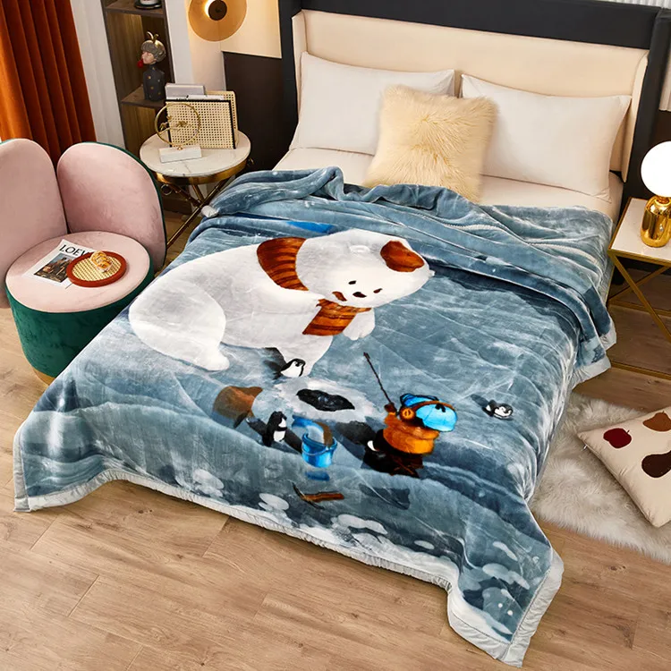 Blanket Double layer thickened thermal insulation blanket Single pair double side velvet autumn winter blanket
Blanket Double layer thickened thermal insulation blanket Single pair double side velvet autumn winter blanket