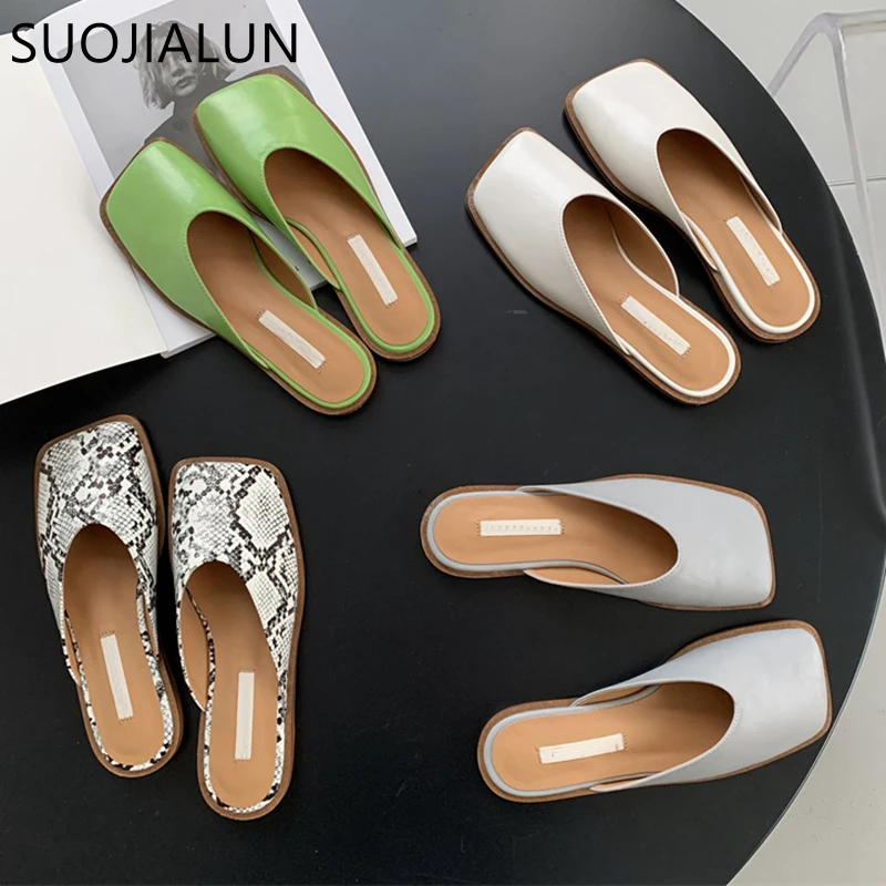 Женские мюли SUOJIALUN, весна 2022, новые женские туфли с квадратным носком, без застежки, дамские тапочки на плоской подошве, мягкие повседневные ...
Женские мюли SUOJIALUN, весна 2022, новые женские туфли с квадратным носком, без застежки, дамские тапочки на плоской подошве, мягкие повседневные ...