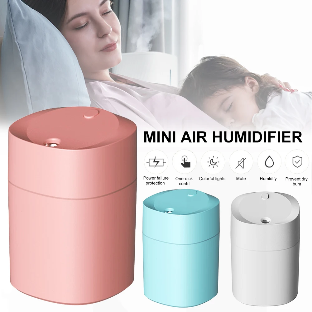 Mini Air Humidifier 2L Cool Mist Humidifier with 2 Modes Quiet Portable USB Desktop Humidifier with Night Light for Home Bedroom
Mini Air Humidifier 2L Cool Mist Humidifier with 2 Modes Quiet Portable USB Desktop Humidifier with Night Light for Home Bedroom