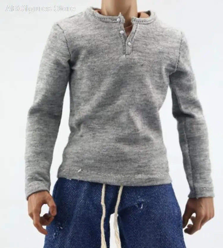 1/6 Male Long Sleeve Shirt T-shirt Top Clothes Fit 12" Action Figure Body Model Accessories Grey
1/6 Male Long Sleeve Shirt T-shirt Top Clothes Fit 12" Action Figure Body Model Accessories Grey