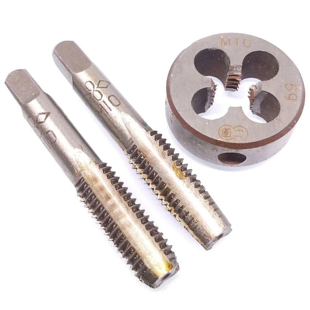 HSS M10x1.5mm Taper & Plug Tap & M10x1.5mm Die Metric Thread Right Hand HSS Screw Tap Drill Bit Set Right Hand Tap & Die Set
HSS M10x1.5mm Taper & Plug Tap & M10x1.5mm Die Metric Thread Right Hand HSS Screw Tap Drill Bit Set Right Hand Tap & Die Set