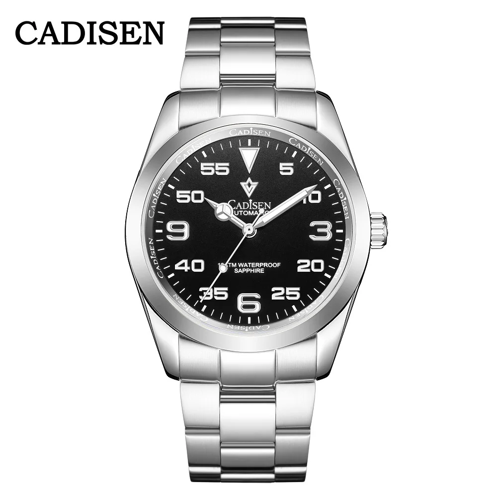 Cadisen Automatic Watch sapphire crystal Mirror Swimming 10Bar Waterproof Screw Crown Miyota 8185 Movement 2022 New Men Watches
Cadisen Automatic Watch sapphire crystal Mirror Swimming 10Bar Waterproof Screw Crown Miyota 8185 Movement 2022 New Men Watches