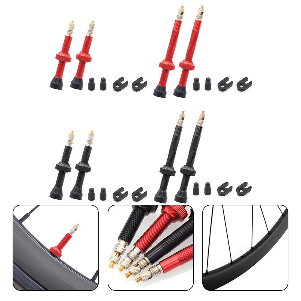 2PCS Bicycle Tubeless Presta Valve Stem Hot Sale Aluminum Alloy Rubber MTB Road 40/60mm Spare Core Part Accessories
2PCS Bicycle Tubeless Presta Valve Stem Hot Sale Aluminum Alloy Rubber MTB Road 40/60mm Spare Core Part Accessories