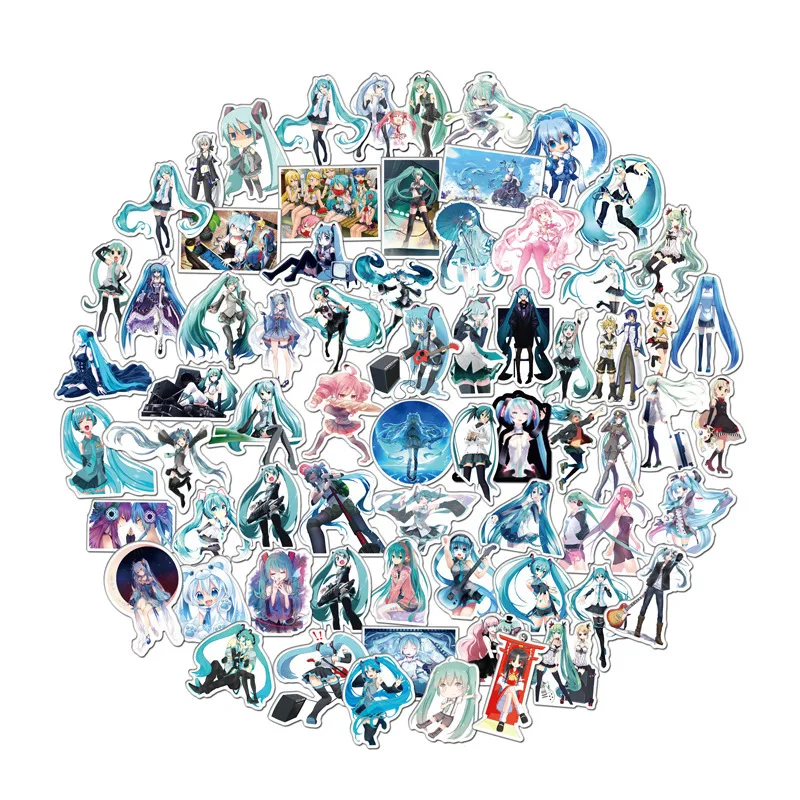 100pcs New Style Non-repetitive Two-dimensional Cute Hatsune Miku DIY Waterproof Graffiti Stickers
100pcs New Style Non-repetitive Two-dimensional Cute Hatsune Miku DIY Waterproof Graffiti Stickers