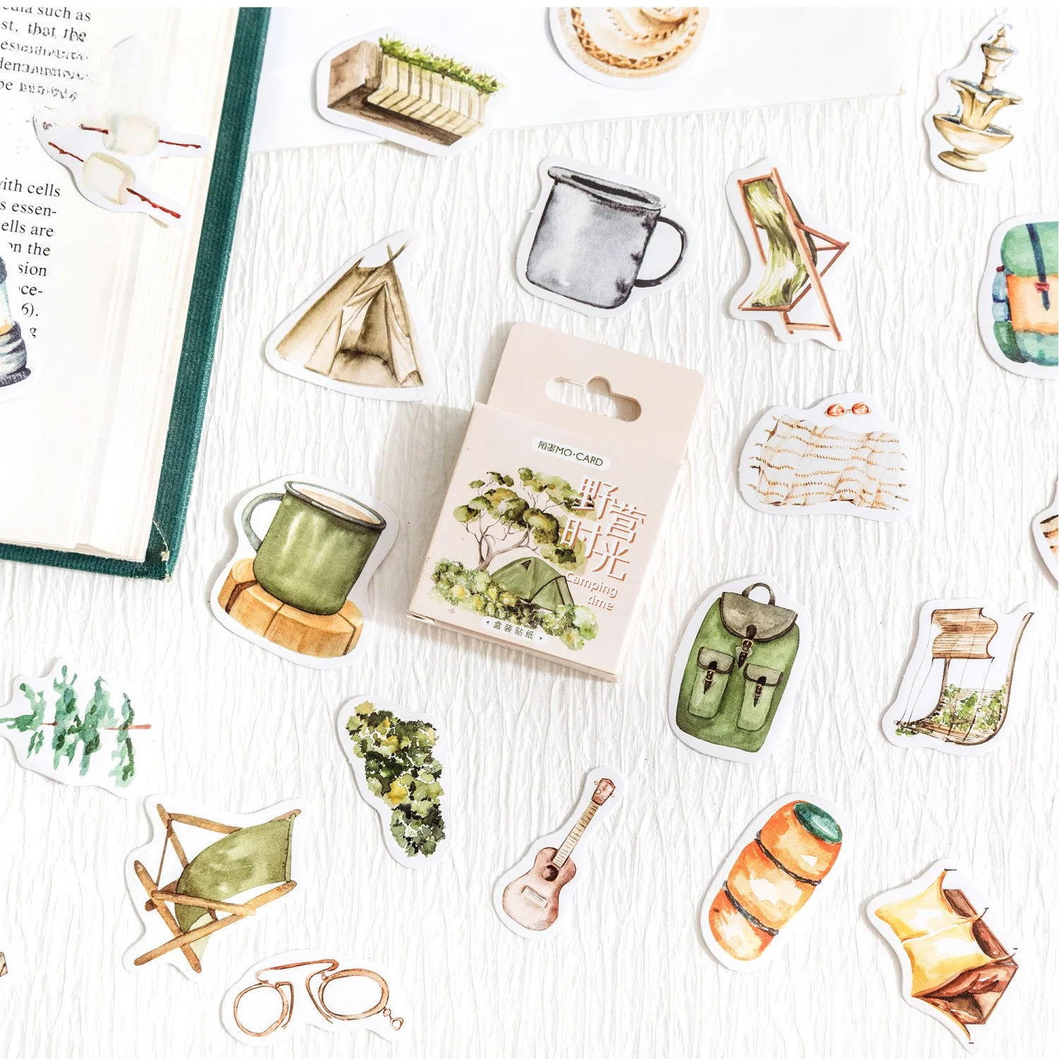 45 Pcs Camping Time Kawaii Paper Stickers for Scrapbooking Planner Wrapping DIY Crafts Cards
45 Pcs Camping Time Kawaii Paper Stickers for Scrapbooking Planner Wrapping DIY Crafts Cards