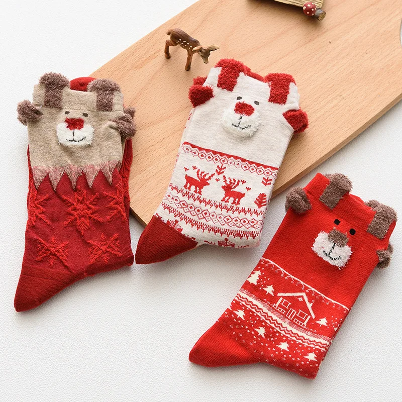 2022 Autumn And Winter Thick Warm Women's Socks Elk in Stockings Christmas Stockings Theme Red Natal Year Socks Christmas Gifts
2022 Autumn And Winter Thick Warm Women's Socks Elk in Stockings Christmas Stockings Theme Red Natal Year Socks Christmas Gifts