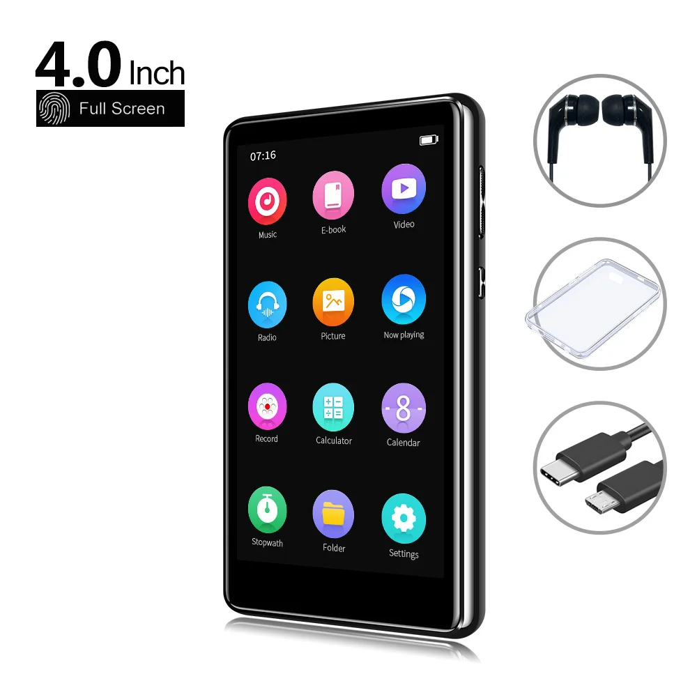 2022 Newest Support Bluetooth MP3 Player With High Resolution And Full Touch Screen Built-in Speaker HiFi Lossless Sound Player
2022 Newest Support Bluetooth MP3 Player With High Resolution And Full Touch Screen Built-in Speaker HiFi Lossless Sound Player