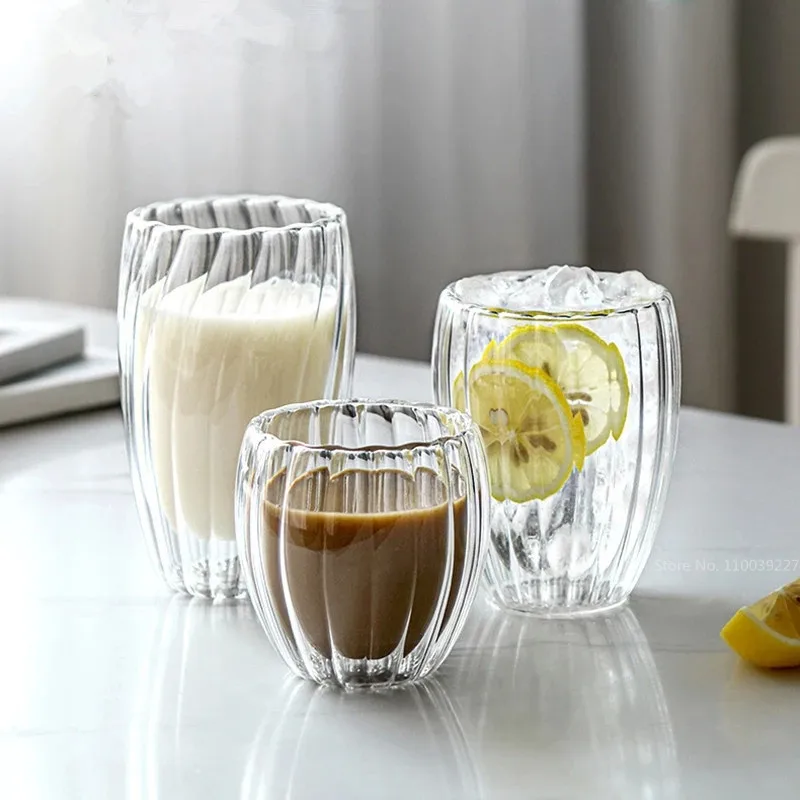 Stripe Double Wall High Borosilicate Glass Mug Heat Resistant Tea Milk Juice Coffee Water Cup Whisky Espresso Coffee
Stripe Double Wall High Borosilicate Glass Mug Heat Resistant Tea Milk Juice Coffee Water Cup Whisky Espresso Coffee