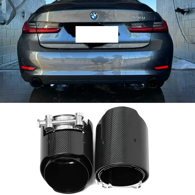 2 шт./лот, выхлоп из углеродного волокна для BMW G20 G21 320i 330i, наконечник глушителя, прямая заглушка выхлопной системы, насадка ID 65 мм
2 шт./лот, выхлоп из углеродного волокна для BMW G20 G21 320i 330i, наконечник глушителя, прямая заглушка выхлопной системы, насадка ID 65 мм