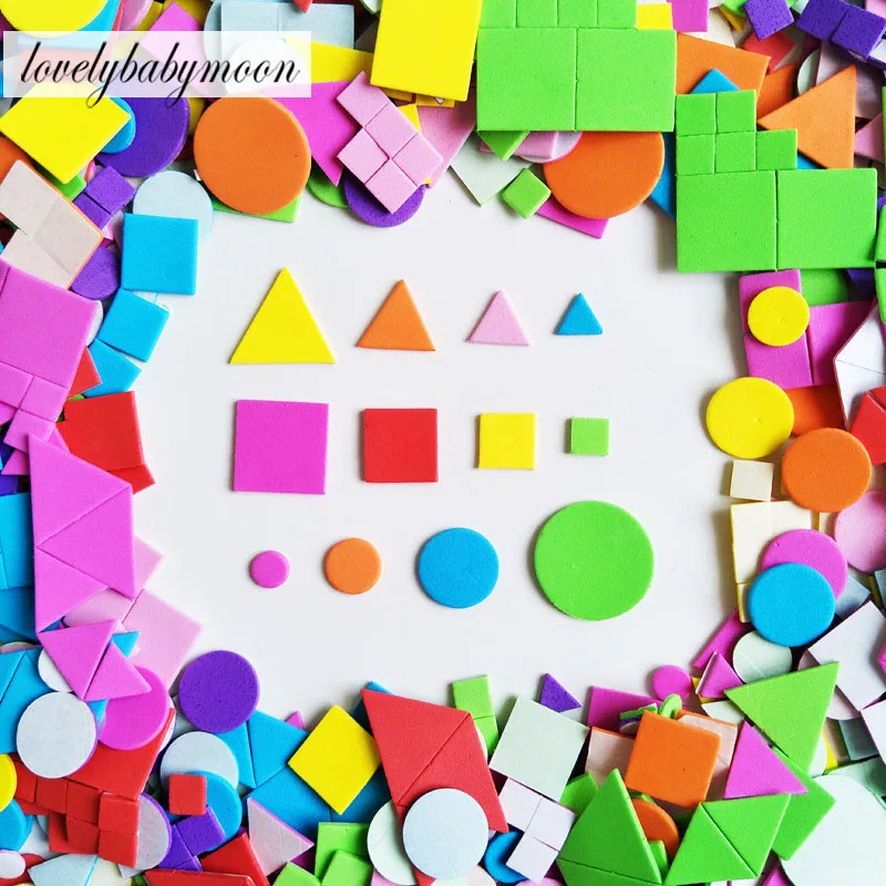 1000pcs Foam EVA Stickers Self-Adhesive Geometry Puzzle Children Education DIY Toys Crafts Arts Making Kids Gifts
1000pcs Foam EVA Stickers Self-Adhesive Geometry Puzzle Children Education DIY Toys Crafts Arts Making Kids Gifts