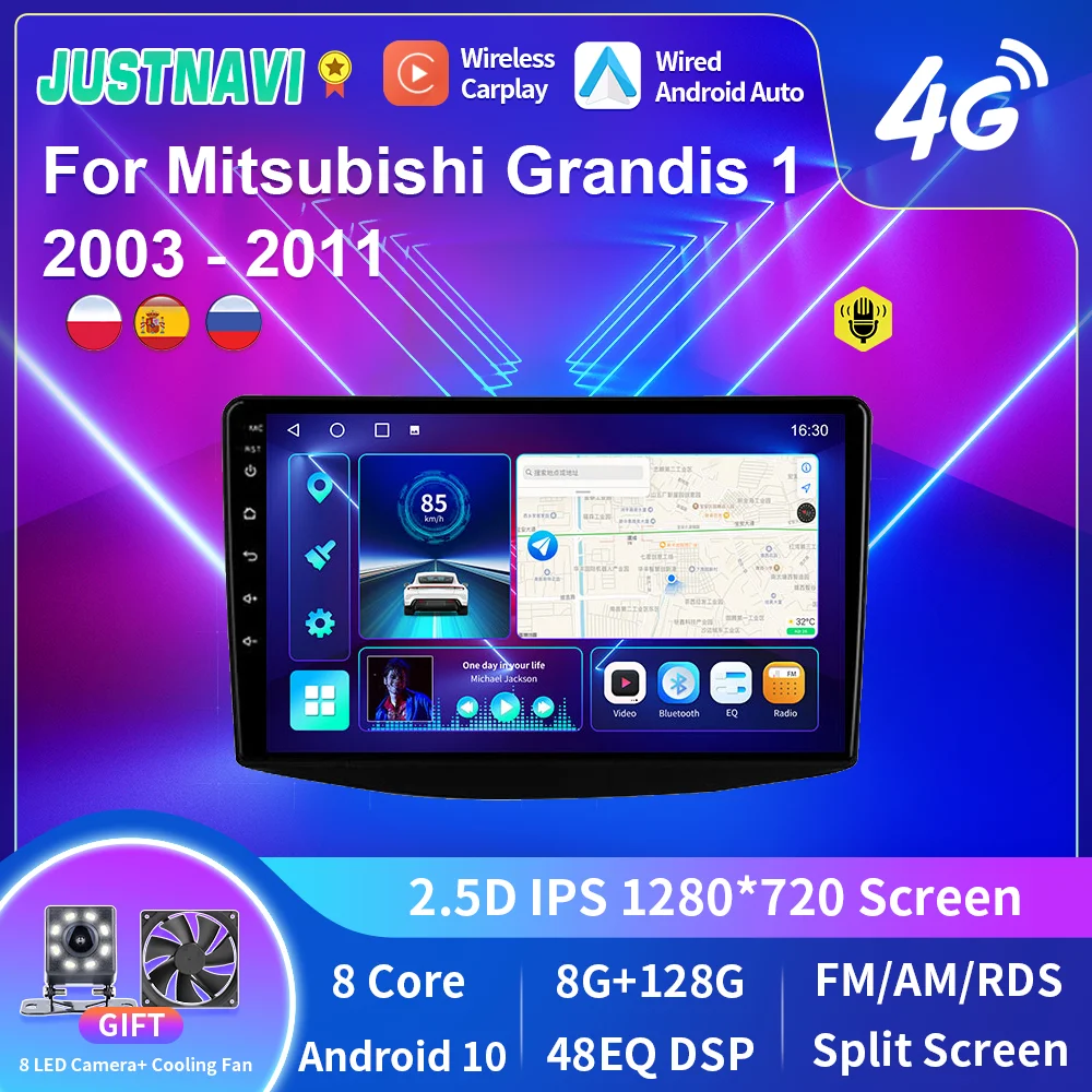 JUSTNAVI HD Camera Android 10.0 2 din Radio Car Multimedia Autoradio For Mitsubishi Grandis 1 2003 - 2011 CarPlay 4G GPS RDS HD
JUSTNAVI HD Camera Android 10.0 2 din Radio Car Multimedia Autoradio For Mitsubishi Grandis 1 2003 - 2011 CarPlay 4G GPS RDS HD