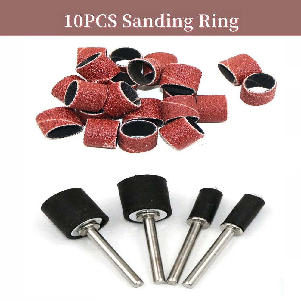 Sanding Ring Grinding Head Sanding Drum Sanding Mandrels Suitable For Polishing On Metal Amber Model Wood Sculpture Part Tool
Sanding Ring Grinding Head Sanding Drum Sanding Mandrels Suitable For Polishing On Metal Amber Model Wood Sculpture Part Tool