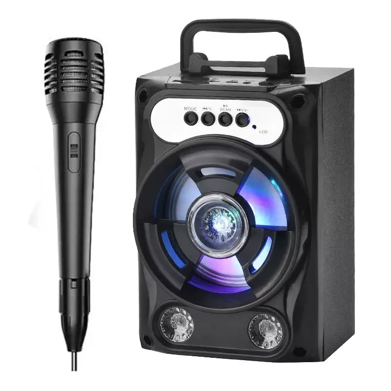 Speaker Outdoor Portable Wireless Speaker Microphone Karaoke Card Computer Subwoofer TWS Audio
Speaker Outdoor Portable Wireless Speaker Microphone Karaoke Card Computer Subwoofer TWS Audio