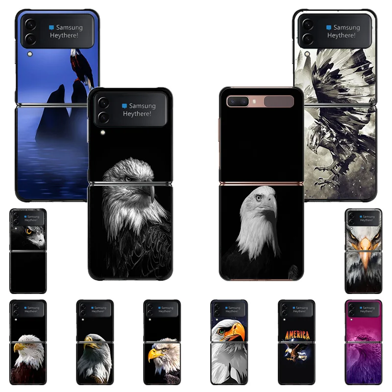 Hard Black Phone Cases for Samsung Z Flip4 FLIP3 5G Flip Eagle King Pattern Galaxy ZFlip4 ZFlip3 Cover
Hard Black Phone Cases for Samsung Z Flip4 FLIP3 5G Flip Eagle King Pattern Galaxy ZFlip4 ZFlip3 Cover