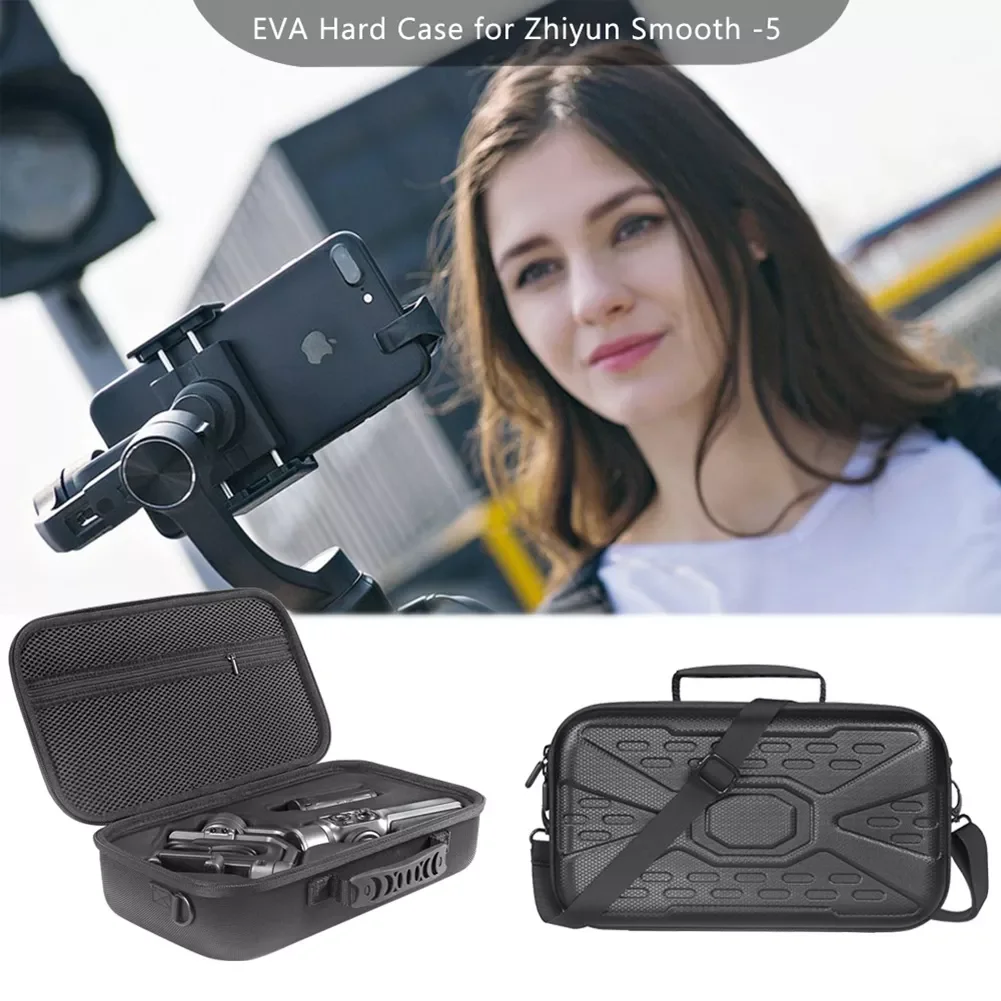 Gimbal Storage Shoulder Bag for Zhiyun Smooth 5 Handheld Stabilizer Carrying Case Waterproof Portable Organizer
Gimbal Storage Shoulder Bag for Zhiyun Smooth 5 Handheld Stabilizer Carrying Case Waterproof Portable Organizer
