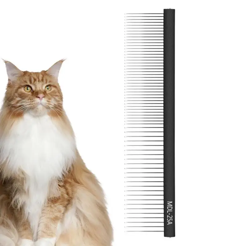 

Pet Grooming Brush Dog Cat Dematting Stainless Steel Grooming Comb Dog And Cat Grooming Supplies For Detangling Smoothing