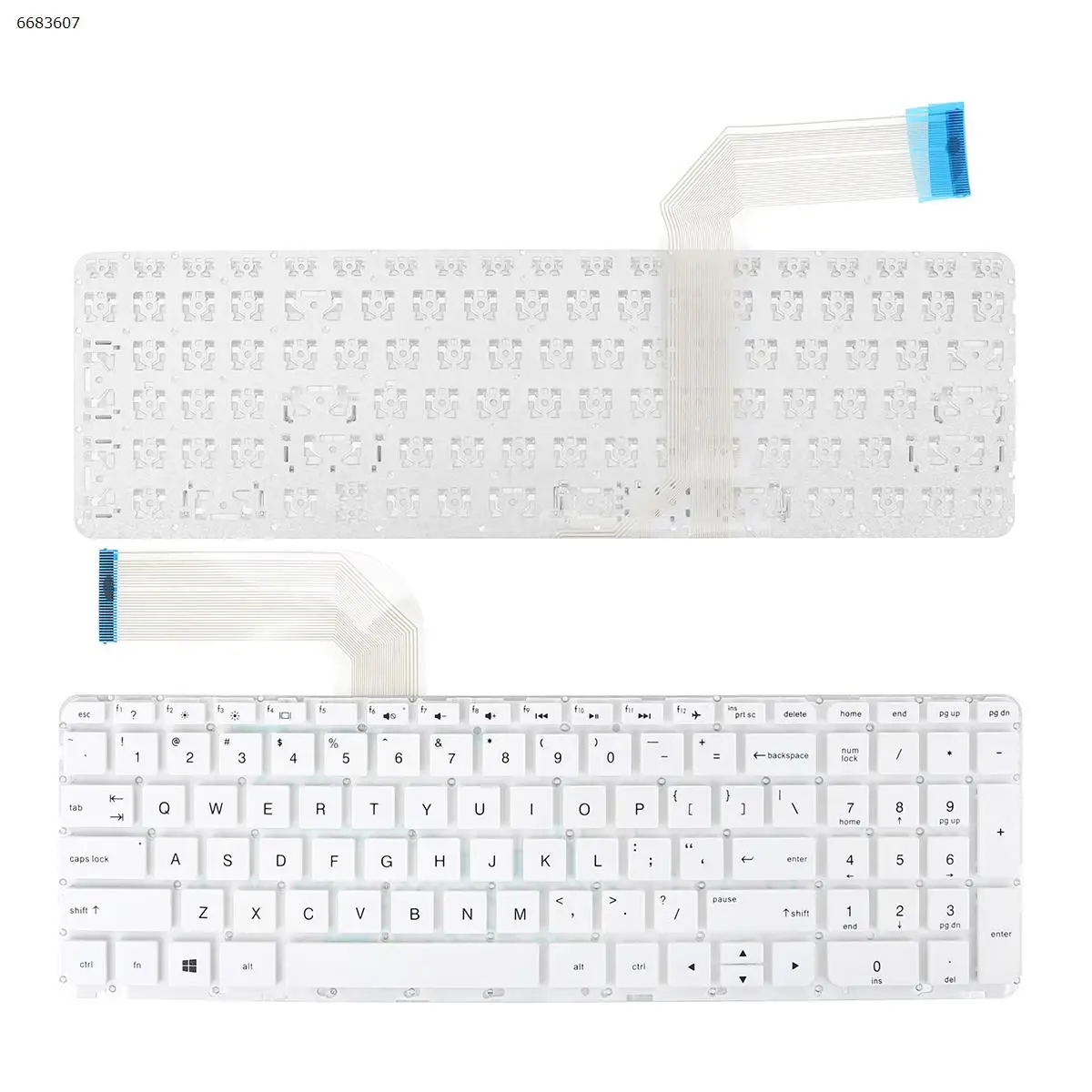 Клавиатура для ноутбука HP 15-p155no 15-p156no 15-p157no 15-p174no 17-f107no 17-f108no 15t-p000 белая без рамки без фольги
Клавиатура для ноутбука HP 15-p155no 15-p156no 15-p157no 15-p174no 17-f107no 17-f108no 15t-p000 белая без рамки без фольги