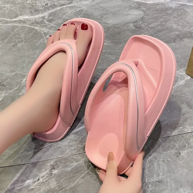 Women Slippers Fashion 2023 New Summer Flats Platform Clip-toe Beach Shoes Casual Flip-flops Trend Sandals Women Thick Slides
Women Slippers Fashion 2023 New Summer Flats Platform Clip-toe Beach Shoes Casual Flip-flops Trend Sandals Women Thick Slides