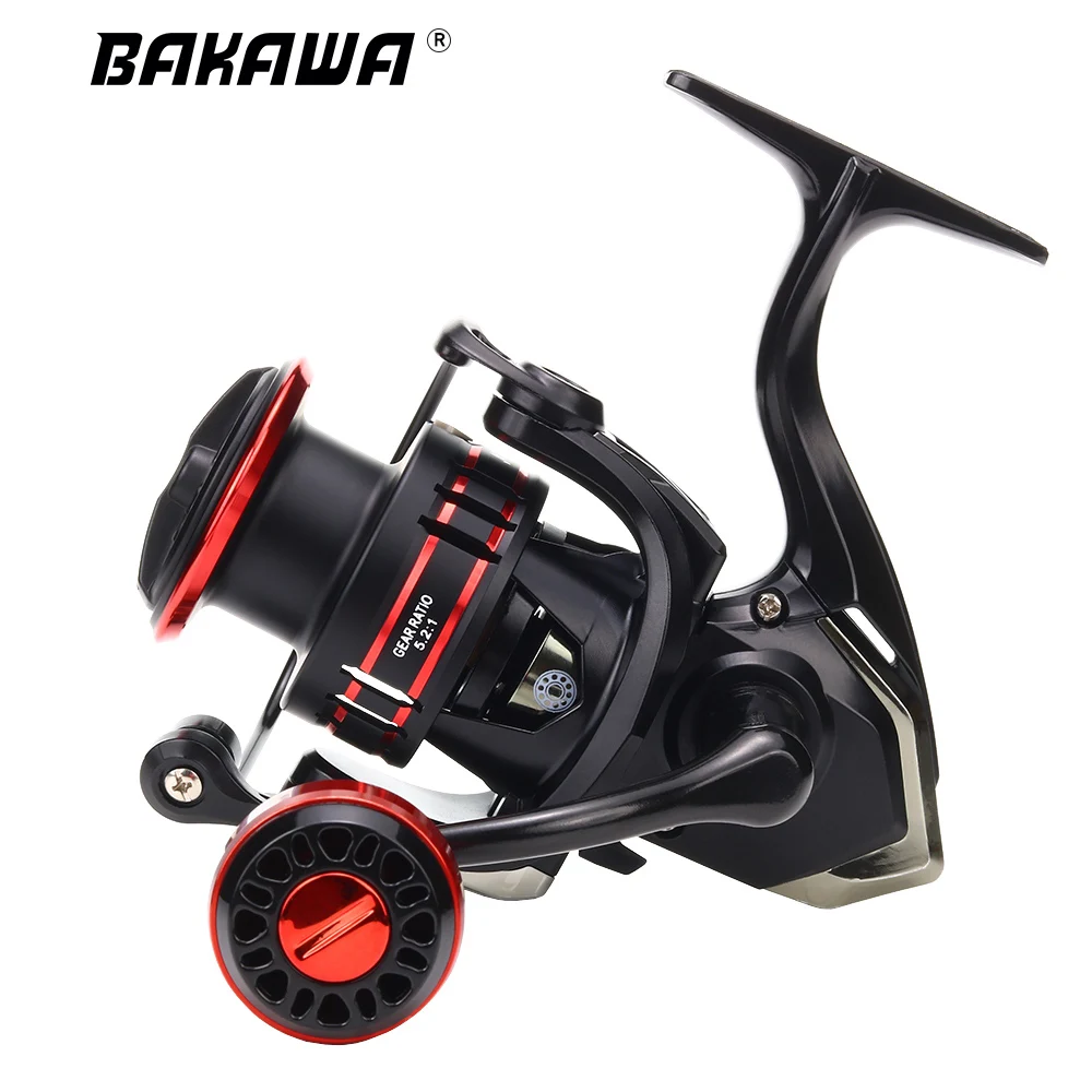 Металлическая катушка BAKAWA, спиннинговая Рыболовная катушка, фидерное колесо, бесшовный подшипник, вращающиеся катушки 5,2: 1 для ловли карпа, рыба
Металлическая катушка BAKAWA, спиннинговая Рыболовная катушка, фидерное колесо, бесшовный подшипник, вращающиеся катушки 5,2: 1 для ловли карпа, рыба