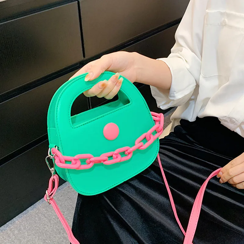 Mini Women Saddle Bag Pu Leather Panelled Crossbody Bags 2022 New Arrival Simple Chain Handbag For Ladies
Mini Women Saddle Bag Pu Leather Panelled Crossbody Bags 2022 New Arrival Simple Chain Handbag For Ladies
