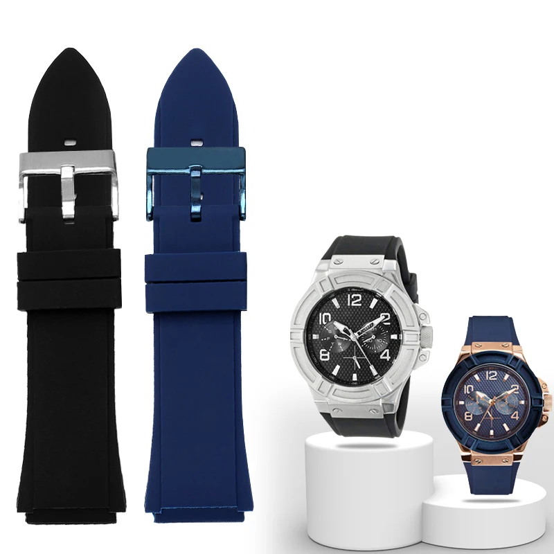 For Guess W0247G3 W0040G3 W0040G7 watches band brand sport watch strap Rubber watchband 22mm Blue black Silicone Rubber bracelet
For Guess W0247G3 W0040G3 W0040G7 watches band brand sport watch strap Rubber watchband 22mm Blue black Silicone Rubber bracelet