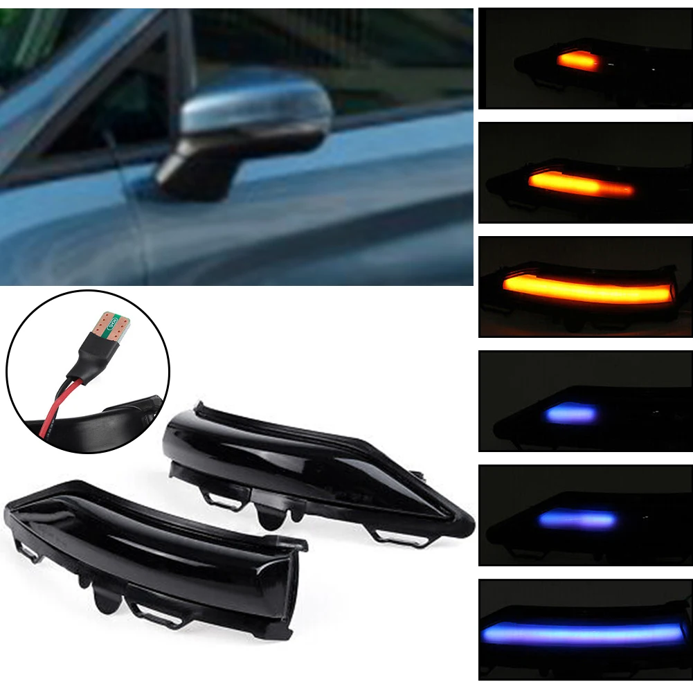 Dynamic LED Side Repeater Indicator Turn Light For Ford Fiesta MK8 2019+ Rearview Mirror Turn Signal Light Yellow/Blue Flowing
Dynamic LED Side Repeater Indicator Turn Light For Ford Fiesta MK8 2019+ Rearview Mirror Turn Signal Light Yellow/Blue Flowing