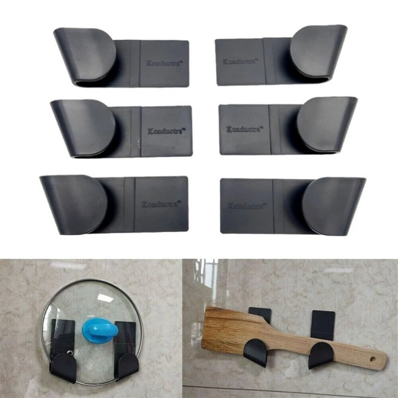 6pcs Pot Lid Holder Wall-Mounted Hanging Holder Pan Pot Cover Rack Pot Lid Holder Home Storage Rack Cutting Board Organizer
6pcs Pot Lid Holder Wall-Mounted Hanging Holder Pan Pot Cover Rack Pot Lid Holder Home Storage Rack Cutting Board Organizer